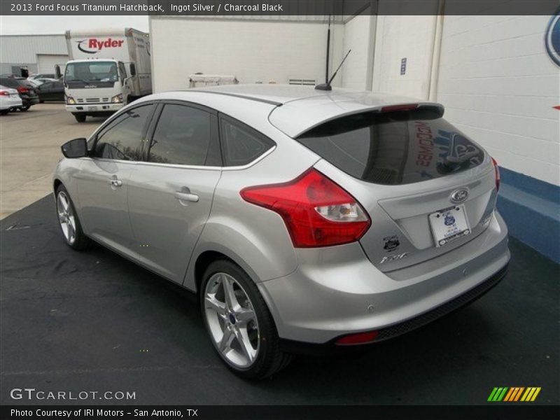 Ingot Silver / Charcoal Black 2013 Ford Focus Titanium Hatchback