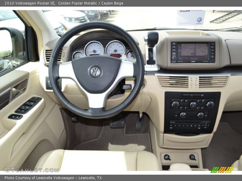 Dashboard of 2010 Routan SE