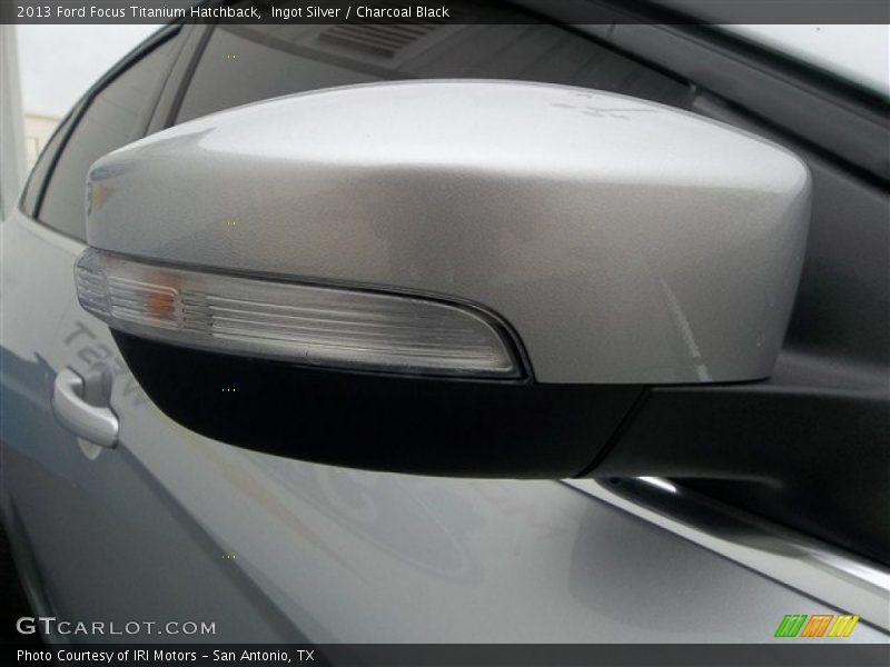 Ingot Silver / Charcoal Black 2013 Ford Focus Titanium Hatchback