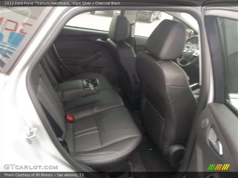 Ingot Silver / Charcoal Black 2013 Ford Focus Titanium Hatchback