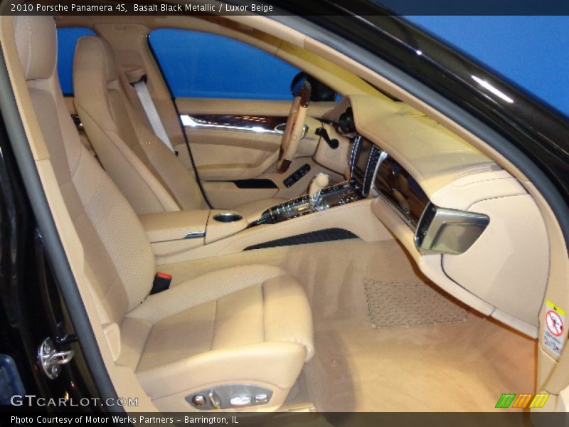 Basalt Black Metallic / Luxor Beige 2010 Porsche Panamera 4S