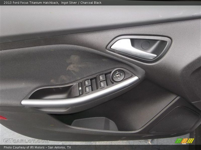 Ingot Silver / Charcoal Black 2013 Ford Focus Titanium Hatchback