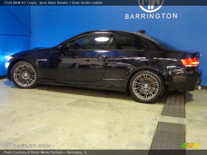 Jerez Black Metallic / Silver Novillo Leather 2008 BMW M3 Coupe
