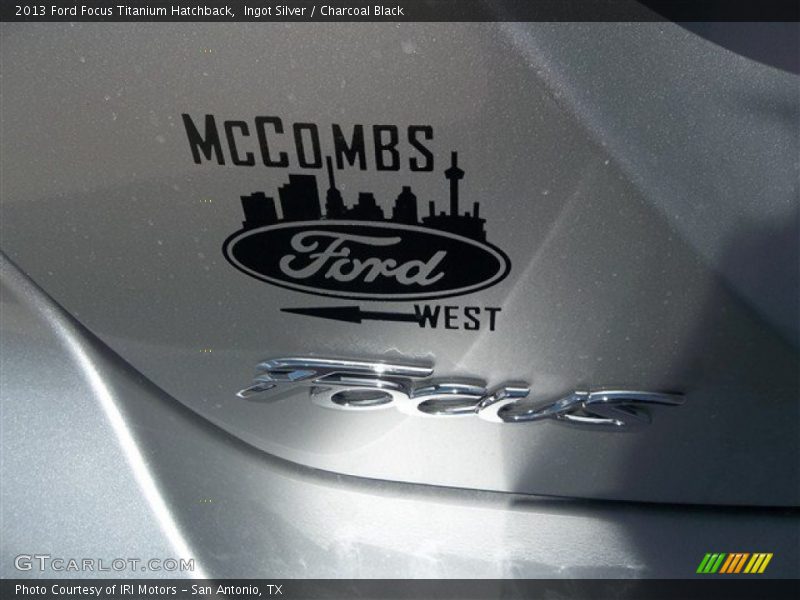 Ingot Silver / Charcoal Black 2013 Ford Focus Titanium Hatchback