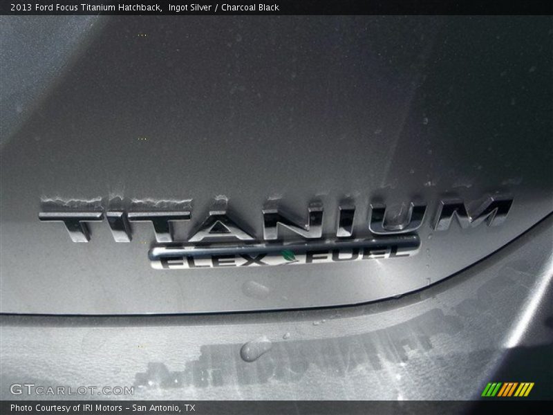 Ingot Silver / Charcoal Black 2013 Ford Focus Titanium Hatchback