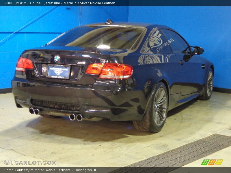 Jerez Black Metallic / Silver Novillo Leather 2008 BMW M3 Coupe