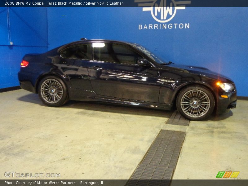 Jerez Black Metallic / Silver Novillo Leather 2008 BMW M3 Coupe