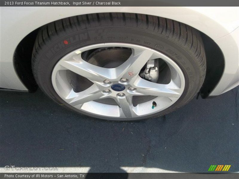 Ingot Silver / Charcoal Black 2013 Ford Focus Titanium Hatchback