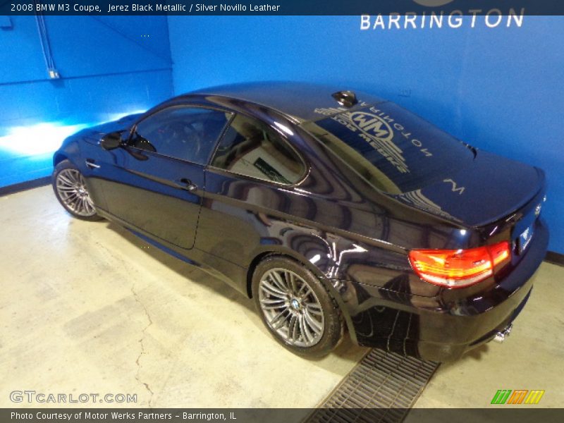 Jerez Black Metallic / Silver Novillo Leather 2008 BMW M3 Coupe
