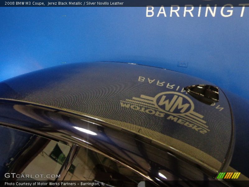 Jerez Black Metallic / Silver Novillo Leather 2008 BMW M3 Coupe