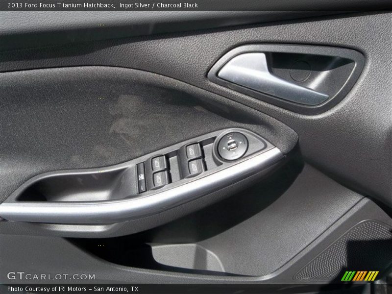 Ingot Silver / Charcoal Black 2013 Ford Focus Titanium Hatchback