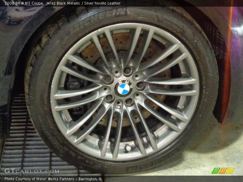 Jerez Black Metallic / Silver Novillo Leather 2008 BMW M3 Coupe