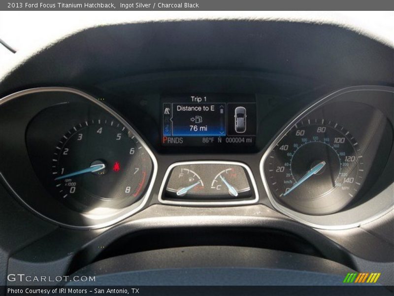 Ingot Silver / Charcoal Black 2013 Ford Focus Titanium Hatchback