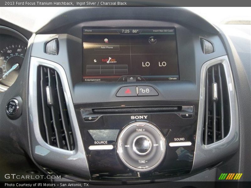 Ingot Silver / Charcoal Black 2013 Ford Focus Titanium Hatchback