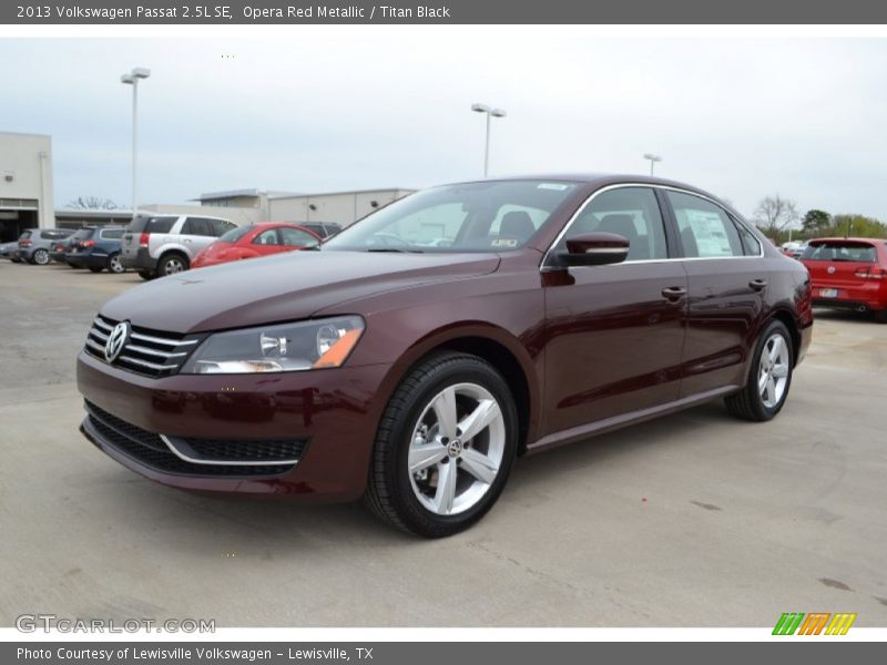 Opera Red Metallic / Titan Black 2013 Volkswagen Passat 2.5L SE