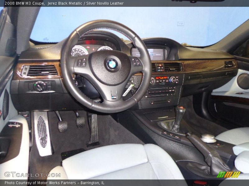 Jerez Black Metallic / Silver Novillo Leather 2008 BMW M3 Coupe