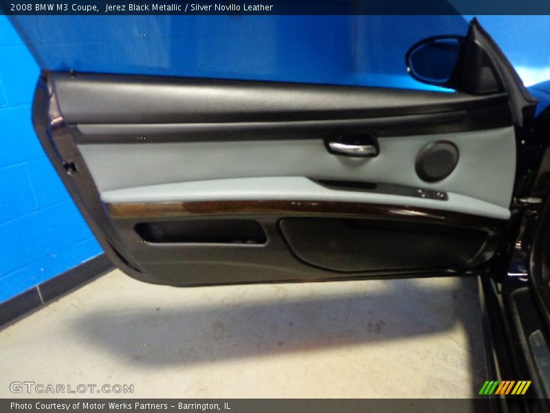 Jerez Black Metallic / Silver Novillo Leather 2008 BMW M3 Coupe