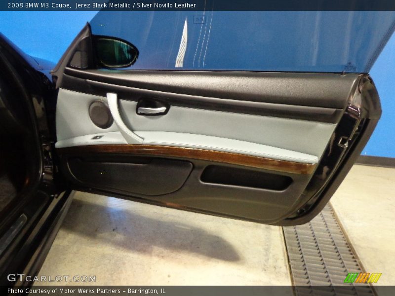 Jerez Black Metallic / Silver Novillo Leather 2008 BMW M3 Coupe