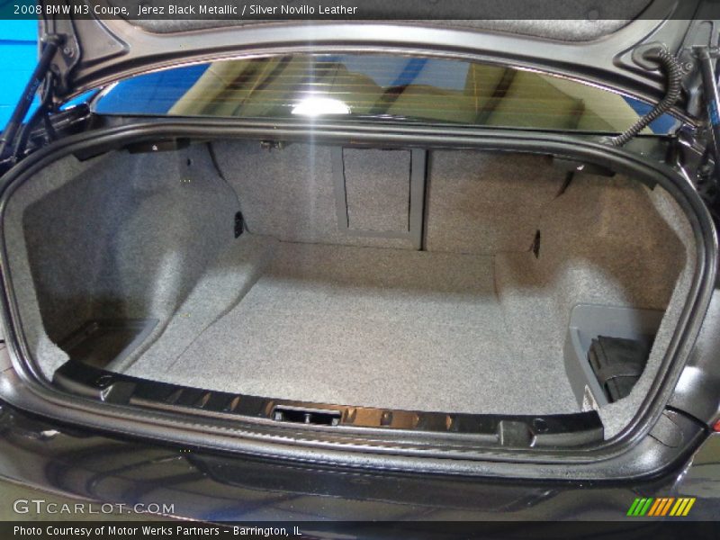 Jerez Black Metallic / Silver Novillo Leather 2008 BMW M3 Coupe