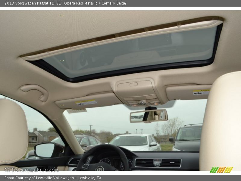 Opera Red Metallic / Cornsilk Beige 2013 Volkswagen Passat TDI SE