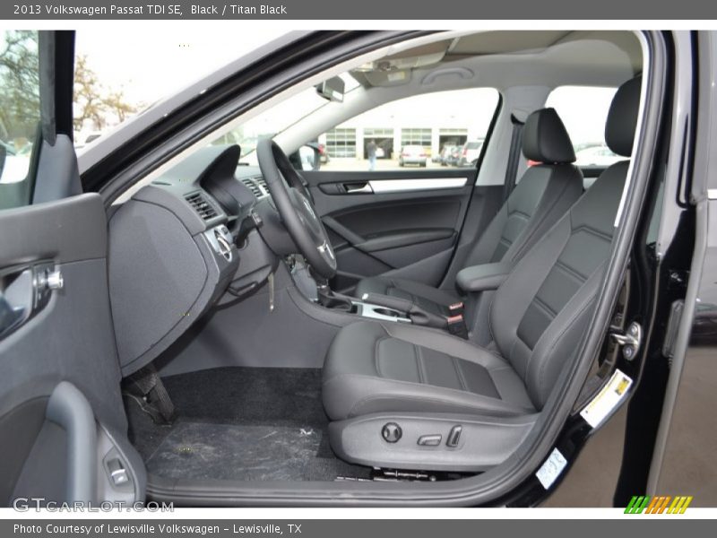 Black / Titan Black 2013 Volkswagen Passat TDI SE