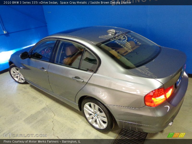 Space Gray Metallic / Saddle Brown Dakota Leather 2010 BMW 3 Series 335i xDrive Sedan