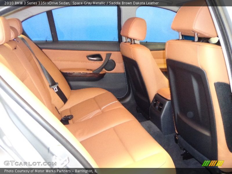 Space Gray Metallic / Saddle Brown Dakota Leather 2010 BMW 3 Series 335i xDrive Sedan