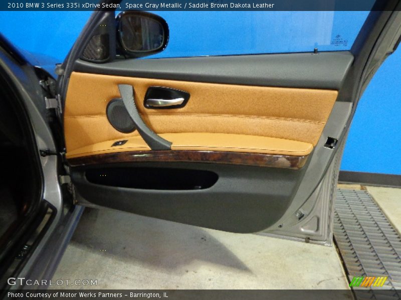 Space Gray Metallic / Saddle Brown Dakota Leather 2010 BMW 3 Series 335i xDrive Sedan