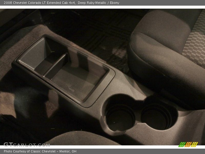 Deep Ruby Metallic / Ebony 2008 Chevrolet Colorado LT Extended Cab 4x4