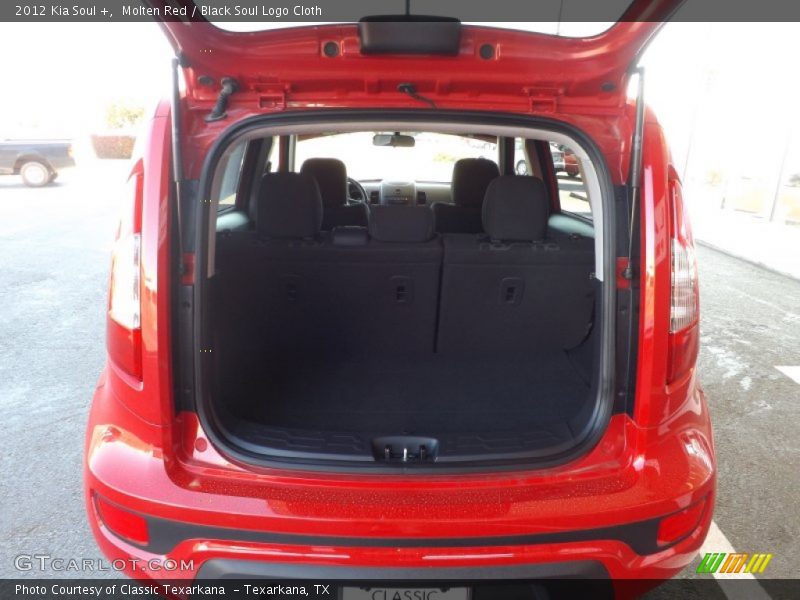 Molten Red / Black Soul Logo Cloth 2012 Kia Soul +