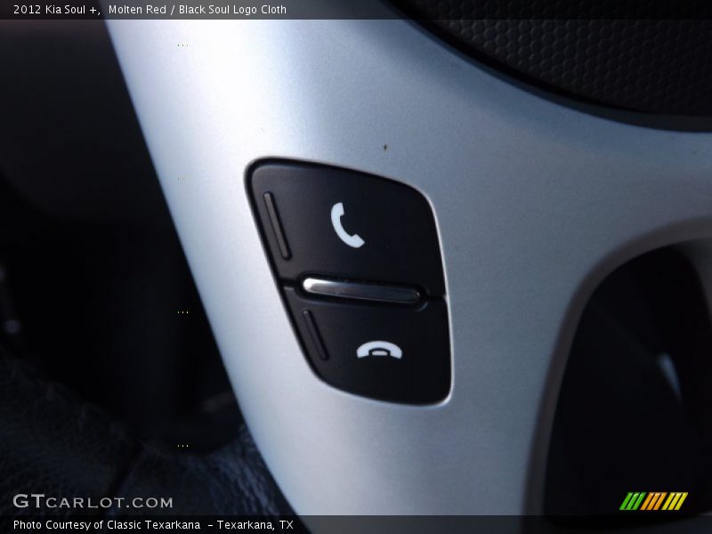 Molten Red / Black Soul Logo Cloth 2012 Kia Soul +