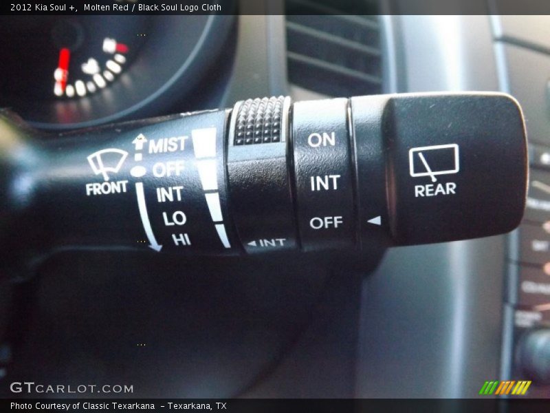 Molten Red / Black Soul Logo Cloth 2012 Kia Soul +