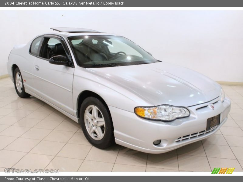 Galaxy Silver Metallic / Ebony Black 2004 Chevrolet Monte Carlo SS