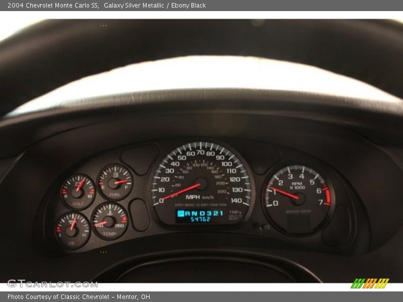 Galaxy Silver Metallic / Ebony Black 2004 Chevrolet Monte Carlo SS