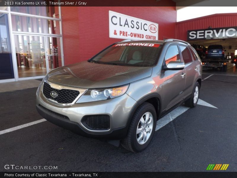 Titanium Silver / Gray 2013 Kia Sorento LX V6