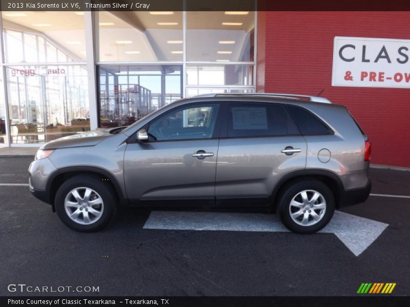 Titanium Silver / Gray 2013 Kia Sorento LX V6