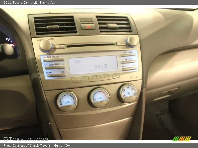Black / Ash 2011 Toyota Camry LE