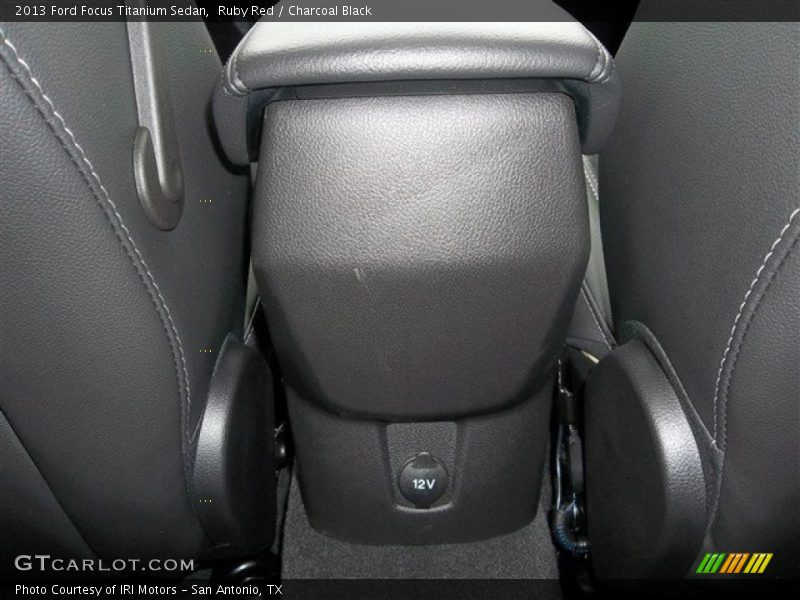 Ruby Red / Charcoal Black 2013 Ford Focus Titanium Sedan