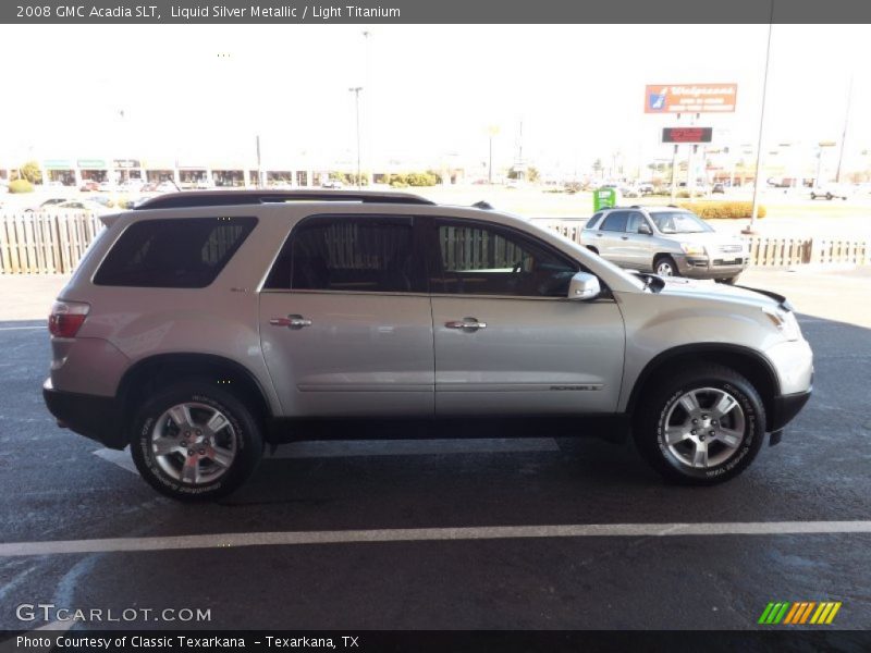 Liquid Silver Metallic / Light Titanium 2008 GMC Acadia SLT