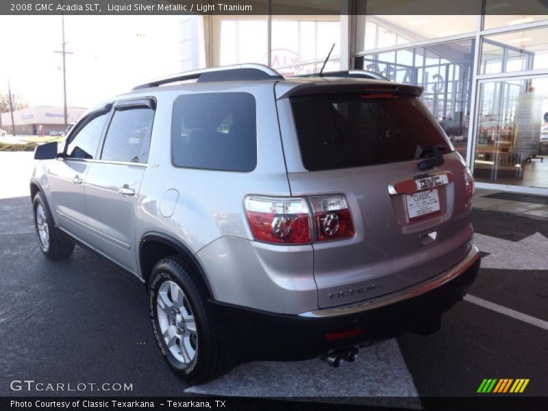 Liquid Silver Metallic / Light Titanium 2008 GMC Acadia SLT