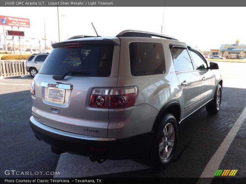 Liquid Silver Metallic / Light Titanium 2008 GMC Acadia SLT