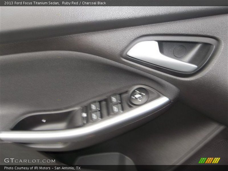 Ruby Red / Charcoal Black 2013 Ford Focus Titanium Sedan