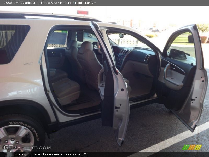 Liquid Silver Metallic / Light Titanium 2008 GMC Acadia SLT