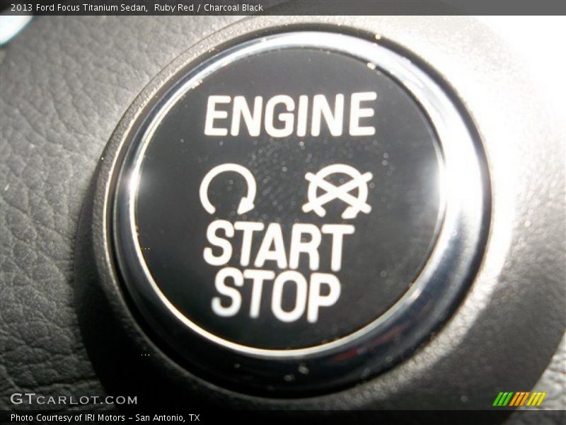 Ruby Red / Charcoal Black 2013 Ford Focus Titanium Sedan