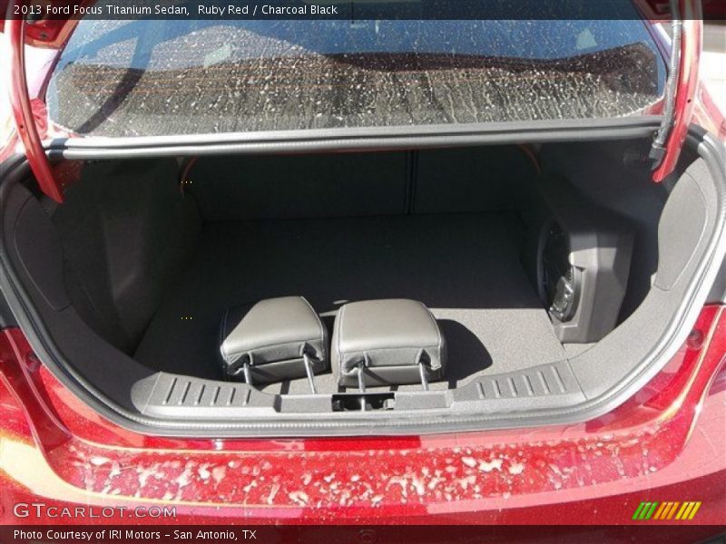 Ruby Red / Charcoal Black 2013 Ford Focus Titanium Sedan