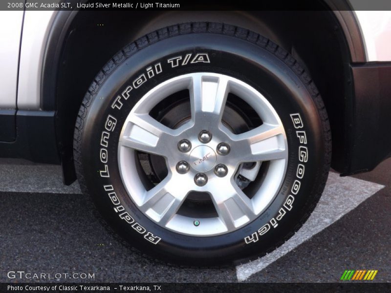 Liquid Silver Metallic / Light Titanium 2008 GMC Acadia SLT