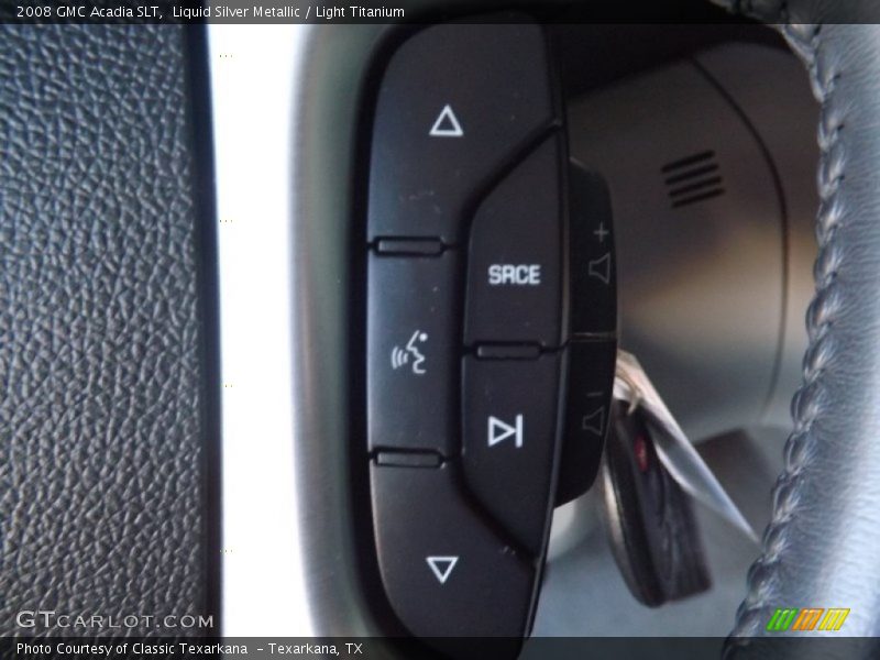 Liquid Silver Metallic / Light Titanium 2008 GMC Acadia SLT