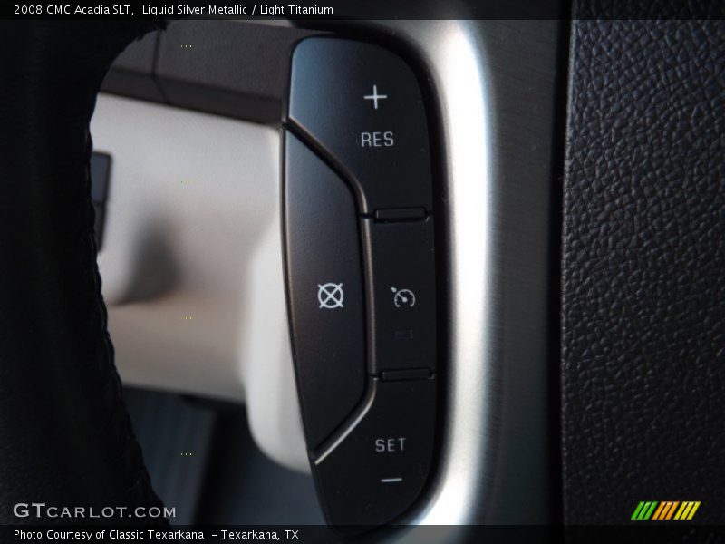 Liquid Silver Metallic / Light Titanium 2008 GMC Acadia SLT