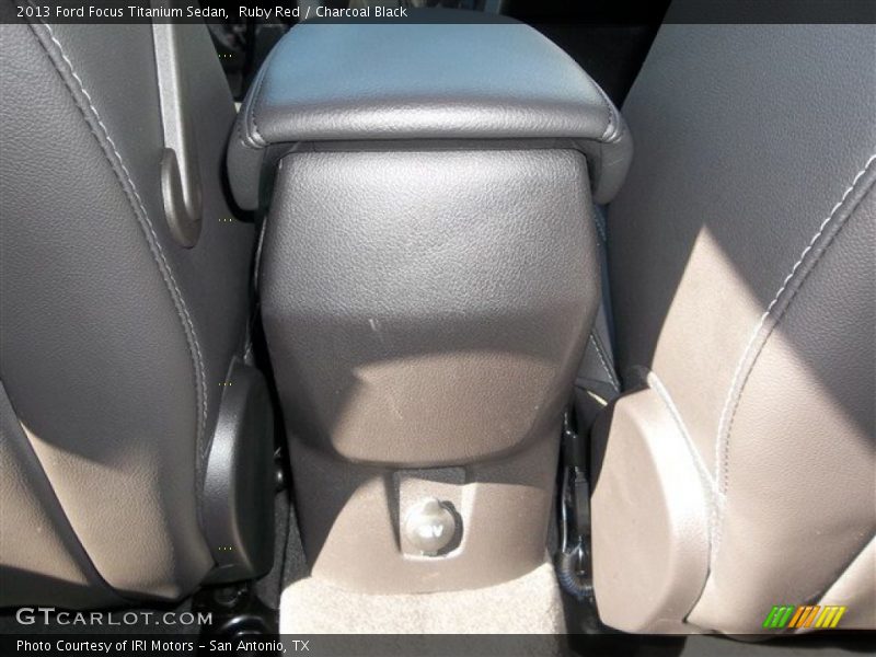 Ruby Red / Charcoal Black 2013 Ford Focus Titanium Sedan