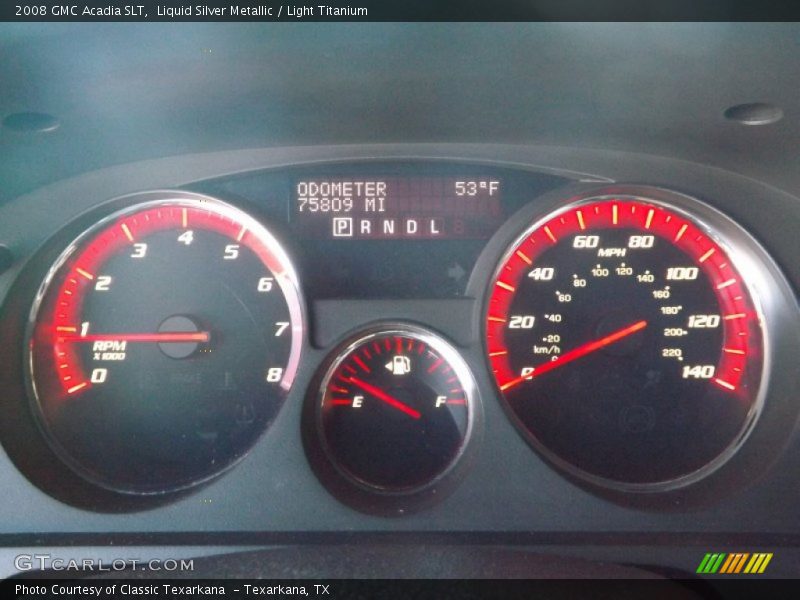 Liquid Silver Metallic / Light Titanium 2008 GMC Acadia SLT